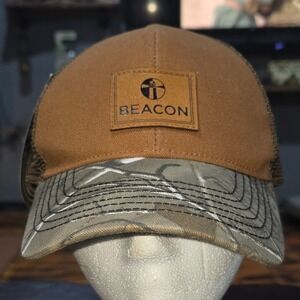 Beacon Realtree Camo Trucker Hat Brown Mesh Back Adjustable PSG Premium Headwear